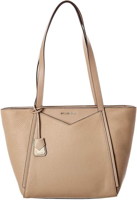 michael michael kors whitney small pebbled leather tote|white michael kors crossbody.